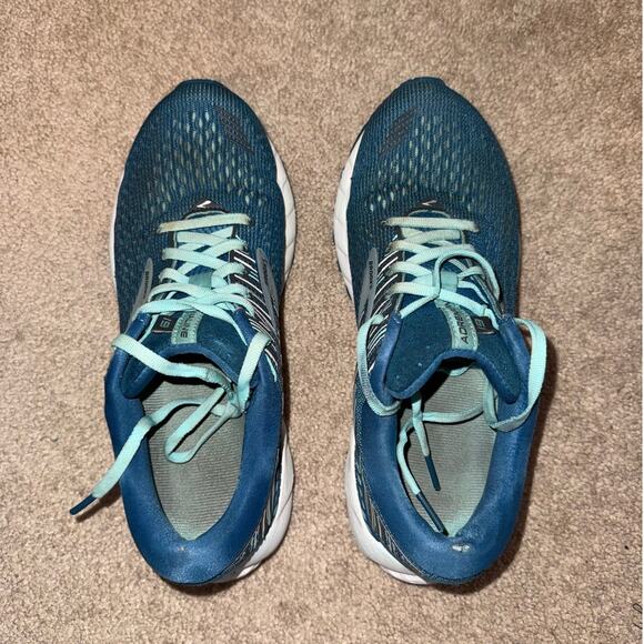 Brooks Shoes - Brooks Women's Adrenaline GTS 19 Running Sneaker Blue/Aqua size 9